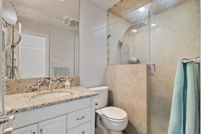 4043 Star Trek Ln, Garland, TX 75044 - bathroom featuring vanity and a shower stall