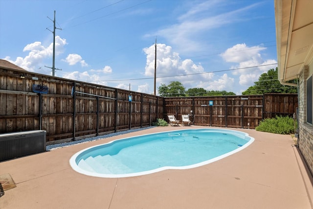 4043 Star Trek Ln, Garland, TX 75044 - view of swimming pool featuring a fenced backyard and a patio