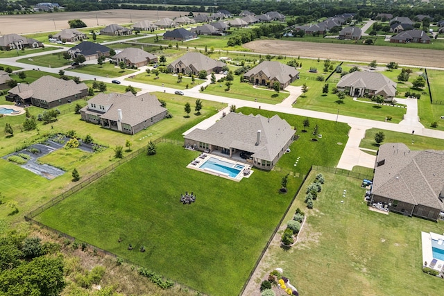 6603 Erin Ln, Parker, TX 75002 - aerial perspective of suburban area with a pool area