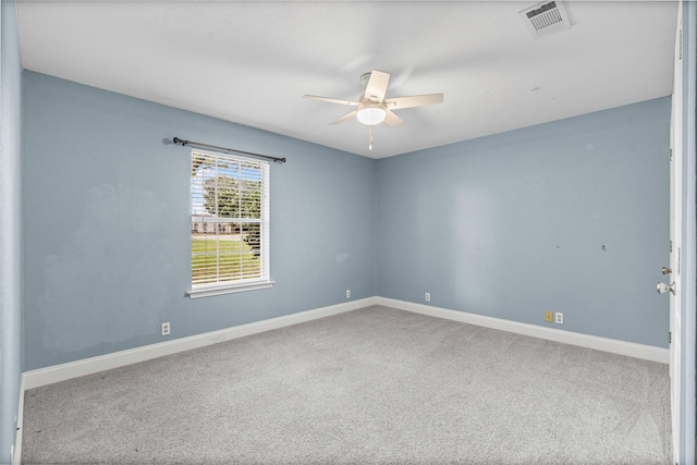 102 Collin Ct, Prosper, TX 75078 - spare room with a ceiling fan and carpet