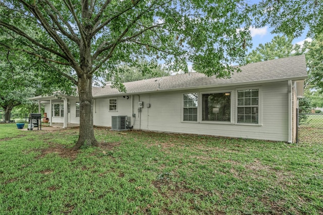 102 Collin Ct, Prosper, TX 75078 - back of house featuring a patio area and a chimney
