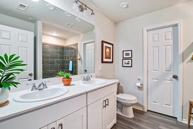 2058 Henrietta Dr, Forney, TX 75126 - full bath with double vanity and tiled shower