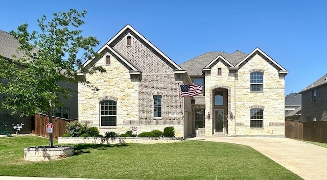 1518 Primrose Pl, Haslet, TX 76052 - french country style house featuring stone siding
