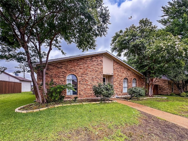 503 White Oak St, Allen, TX 75002 - view of front of property featuring brick siding and a front yard