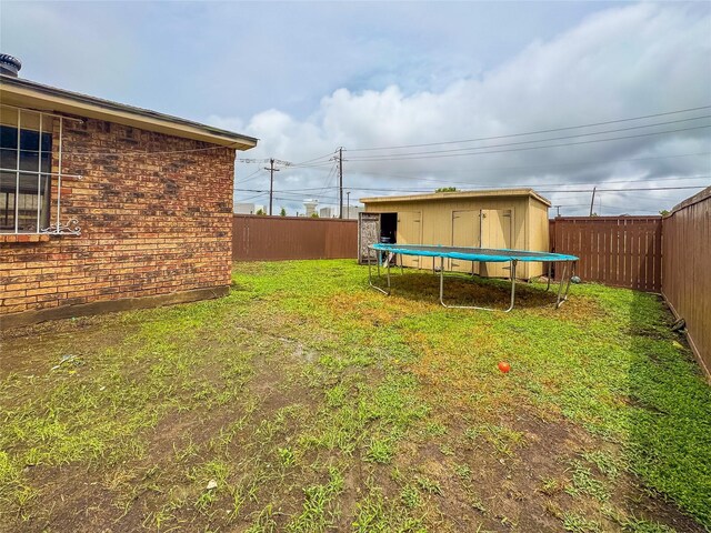 503 White Oak St, Allen, TX 75002 - fenced backyard featuring a shed