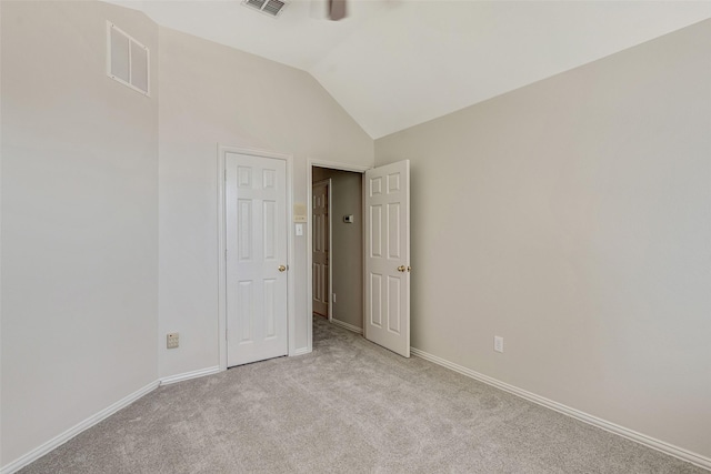 3212 Cantura Dr, Mesquite, TX 75181 - unfurnished bedroom with light carpet and vaulted ceiling