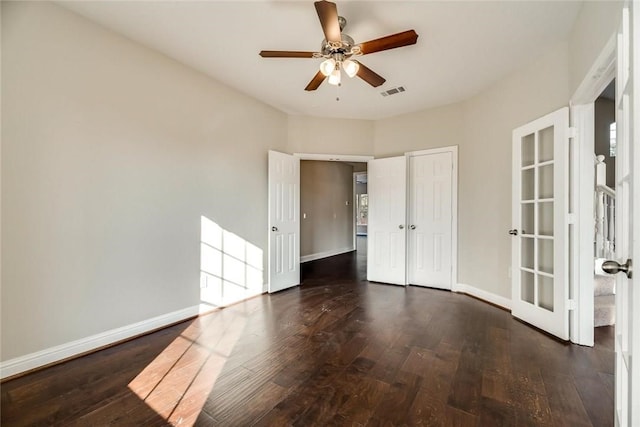 9204 Bottlebrush Ln, Irving, TX 75063 - unfurnished room with wood finished floors and ceiling fan