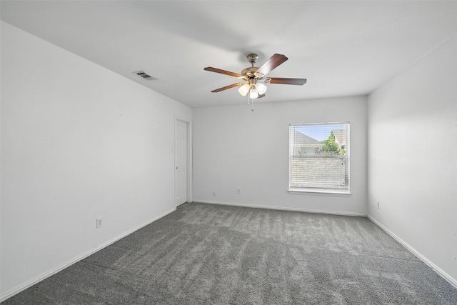 9846 Cedarcrest Dr, Providence Village, TX 76227 - carpeted spare room with ceiling fan and baseboards