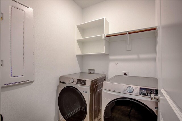 5221 Rockrose Ln, Princeton, TX 75407 - washroom featuring separate washer and dryer