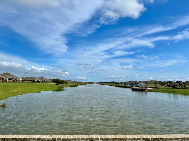 5221 Rockrose Ln, Princeton, TX 75407 - water view featuring nearby suburban area and a gazebo