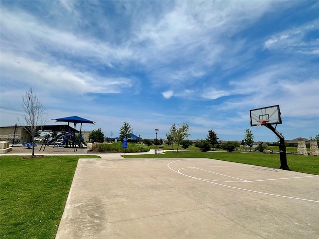 5221 Rockrose Ln, Princeton, TX 75407 - view of sport court featuring community basketball court and a yard
