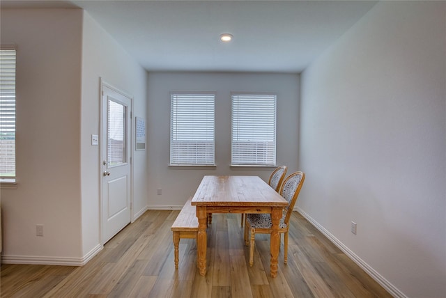 5221 Rockrose Ln, Princeton, TX 75407 - dining room featuring light wood-style floors and recessed lighting