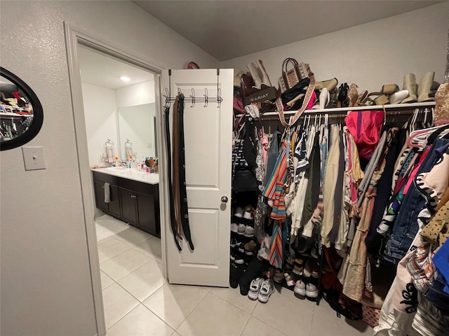 803 Odlozil Ln, Ennis, TX 75119 - spacious closet featuring light tile patterned flooring
