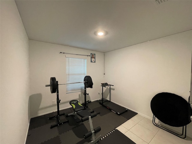 803 Odlozil Ln, Ennis, TX 75119 - exercise area with tile patterned floors