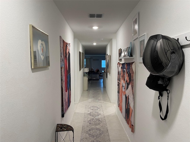 803 Odlozil Ln, Ennis, TX 75119 - hall with light tile patterned floors and recessed lighting