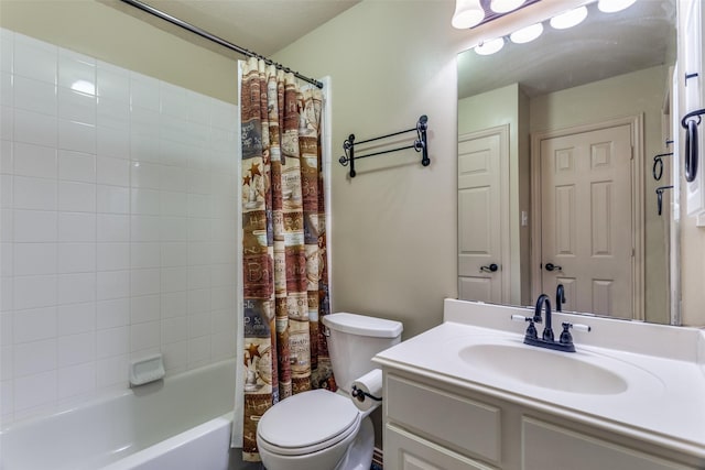 6707 Canyon Crest Dr, Fort Worth, TX 76132 - full bathroom with vanity and shower / bath combo