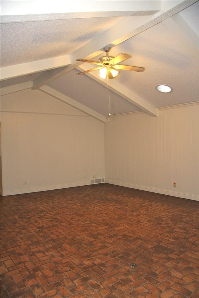 1612 Canyon Oaks Dr, Irving, TX 75061 - unfurnished room with a textured ceiling and ceiling fan
