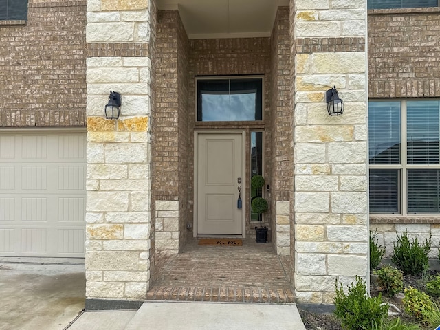 200 Tanager Dr, Rhome, TX 76078 - view of exterior entry featuring stone siding