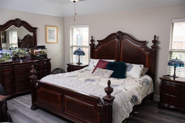 305 Shepherd Ln, Royse City, TX 75189 - bedroom with wood finished floors and lofted ceiling