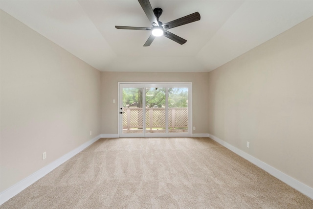 809 Havenwood Ln S, Fort Worth, TX 76112 - unfurnished room featuring light carpet and a ceiling fan