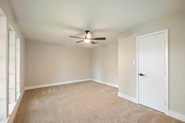 809 Havenwood Ln S, Fort Worth, TX 76112 - unfurnished room with ceiling fan and light carpet