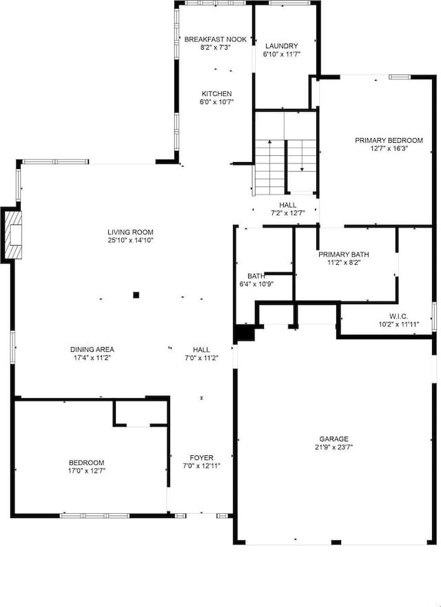 809 Havenwood Ln S, Fort Worth, TX 76112 - view of property floor plan