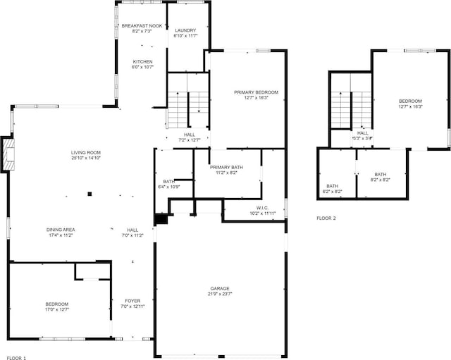 809 Havenwood Ln S, Fort Worth, TX 76112 - view of room layout