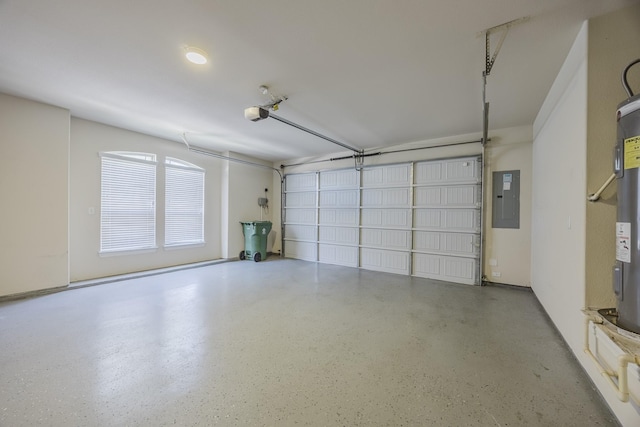 6913 Chisholm Trl, North Richland Hills, TX 76182 - garage with electric panel and a garage door opener