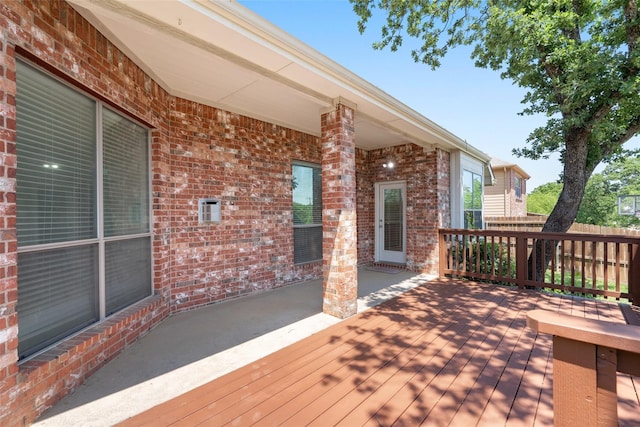 3217 Hidden Springs Dr, Corinth, TX 76210 - view of wooden terrace