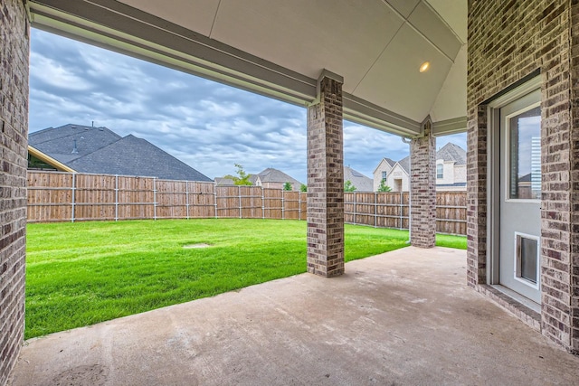 140 Godstone Ln, Prosper, TX 75078 - fenced backyard with a patio