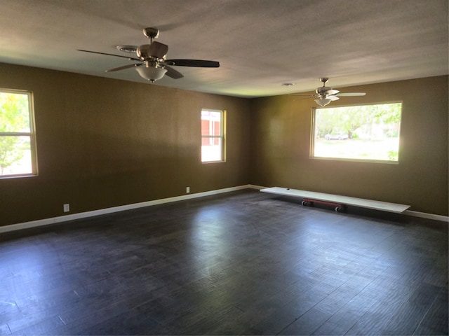 818 N Commerce St, Gainesville, TX 76240 - empty room with a ceiling fan