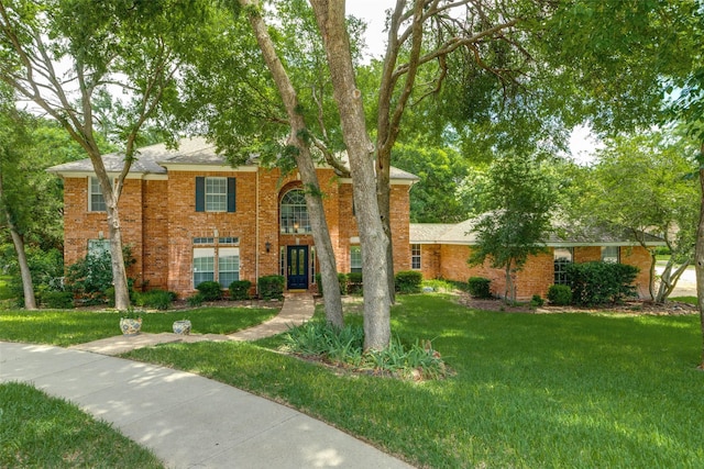 200 Stone Hollow Ct, Prosper, TX 75078 - view of front of property featuring a front yard and brick siding