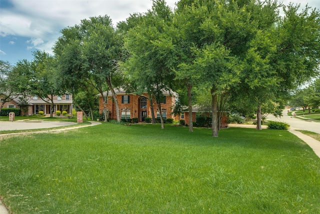 200 Stone Hollow Ct, Prosper, TX 75078 - view of front of home with a front lawn and brick siding