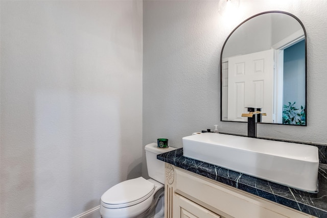 200 Stone Hollow Ct, Prosper, TX 75078 - half bath featuring vanity and toilet