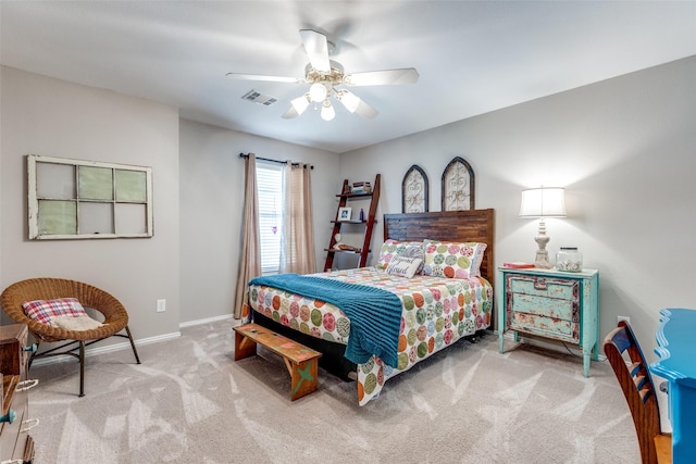 200 Stone Hollow Ct, Prosper, TX 75078 - carpeted bedroom with baseboards and a ceiling fan