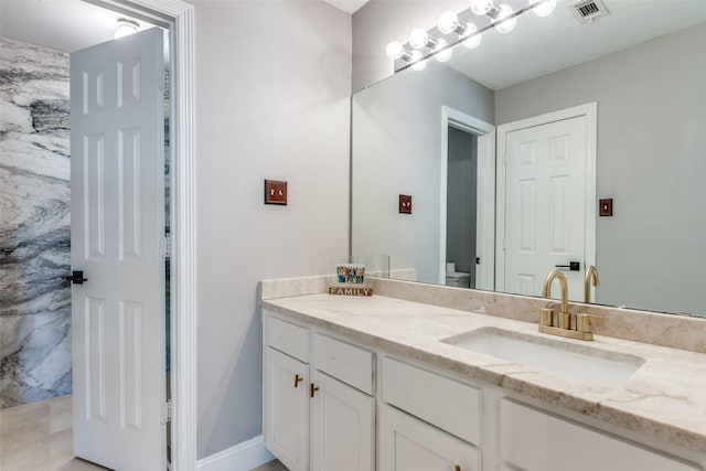 200 Stone Hollow Ct, Prosper, TX 75078 - bathroom featuring vanity and toilet