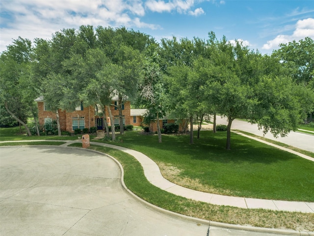 200 Stone Hollow Ct, Prosper, TX 75078 - view of front of house with brick siding and a front lawn