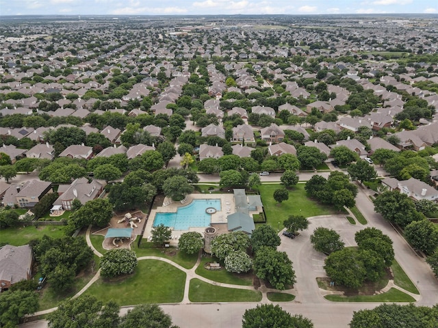 8128 Hosta Way, Fort Worth, TX 76123 - aerial view of a pool area
