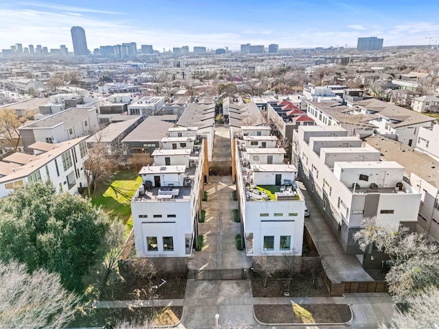 1847 Summit Ave Unit 2B, Dallas, TX 75206 - bird's eye view of city skyline
