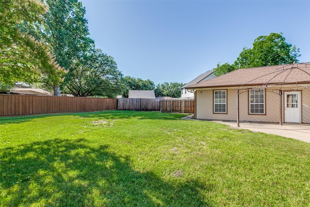 5008 Natchez Dr, Sachse, TX 75048 - fenced backyard featuring a patio