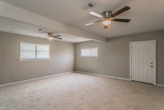 5909 Eisenhower Dr, Fort Worth, TX 76112 - carpeted empty room featuring a ceiling fan and baseboards