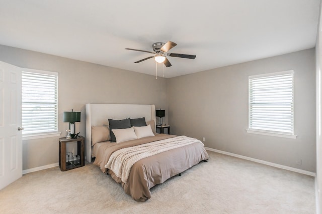 5909 Eisenhower Dr, Fort Worth, TX 76112 - bedroom with light carpet and a ceiling fan