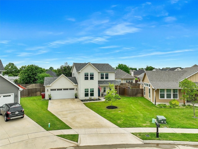403 Sonoma Ct, Sherman, TX 75092 - traditional-style home featuring driveway, an attached garage, and a residential view