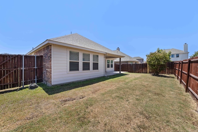 1033 Water Garden Cir, Little Elm, TX 75068 - back of property with a fenced backyard