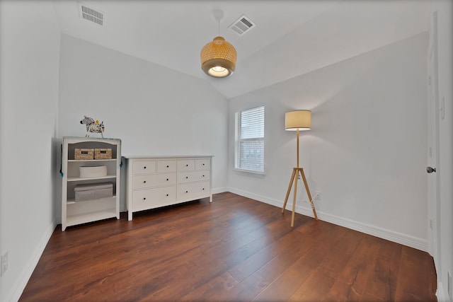 4517 Evanshire Way, Mckinney, TX 75070 - bedroom featuring wood finished floors and lofted ceiling