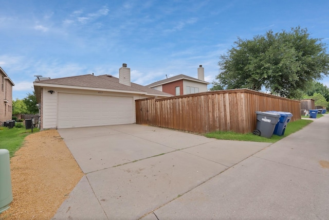 4517 Evanshire Way, Mckinney, TX 75070 - view of home's exterior featuring concrete driveway and an attached garage