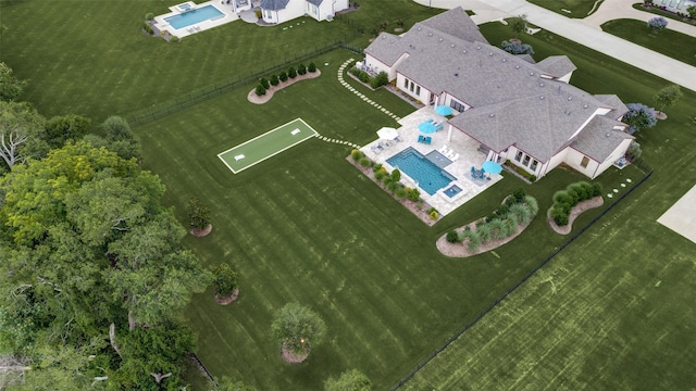 2110 Honey Ln, Celina, TX 75009 - aerial view of a pool
