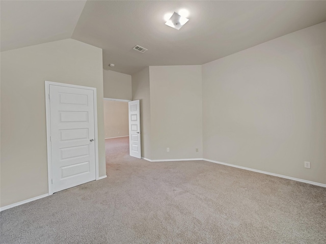 1034 Pelican Dr, Frisco, TX 75033 - carpeted spare room with vaulted ceiling and baseboards