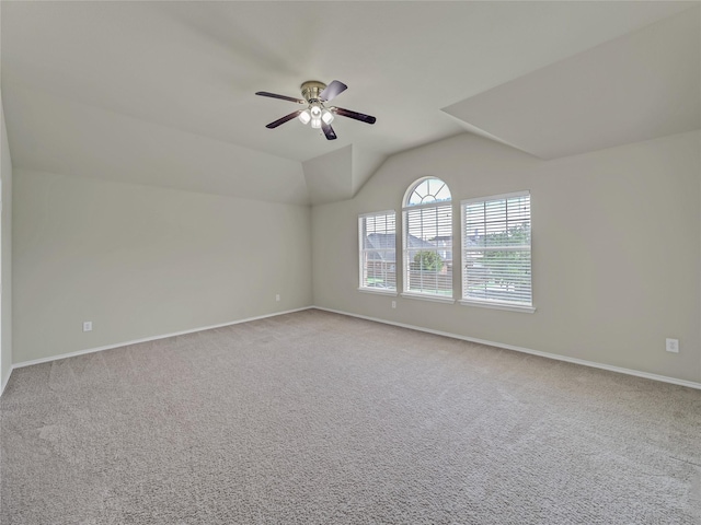 1034 Pelican Dr, Frisco, TX 75033 - bonus room with carpet flooring, ceiling fan, and lofted ceiling