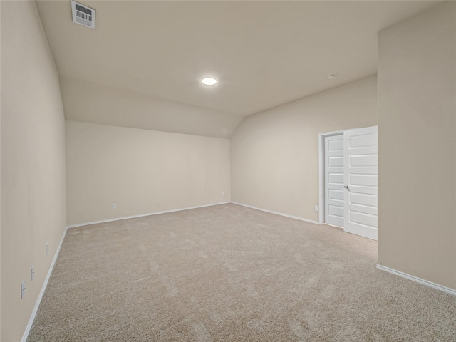 1034 Pelican Dr, Frisco, TX 75033 - bonus room featuring carpet floors, lofted ceiling, and recessed lighting